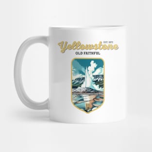 USA - NATIONAL PARK - YELLOWSTONE Old Faithful - 4 Mug